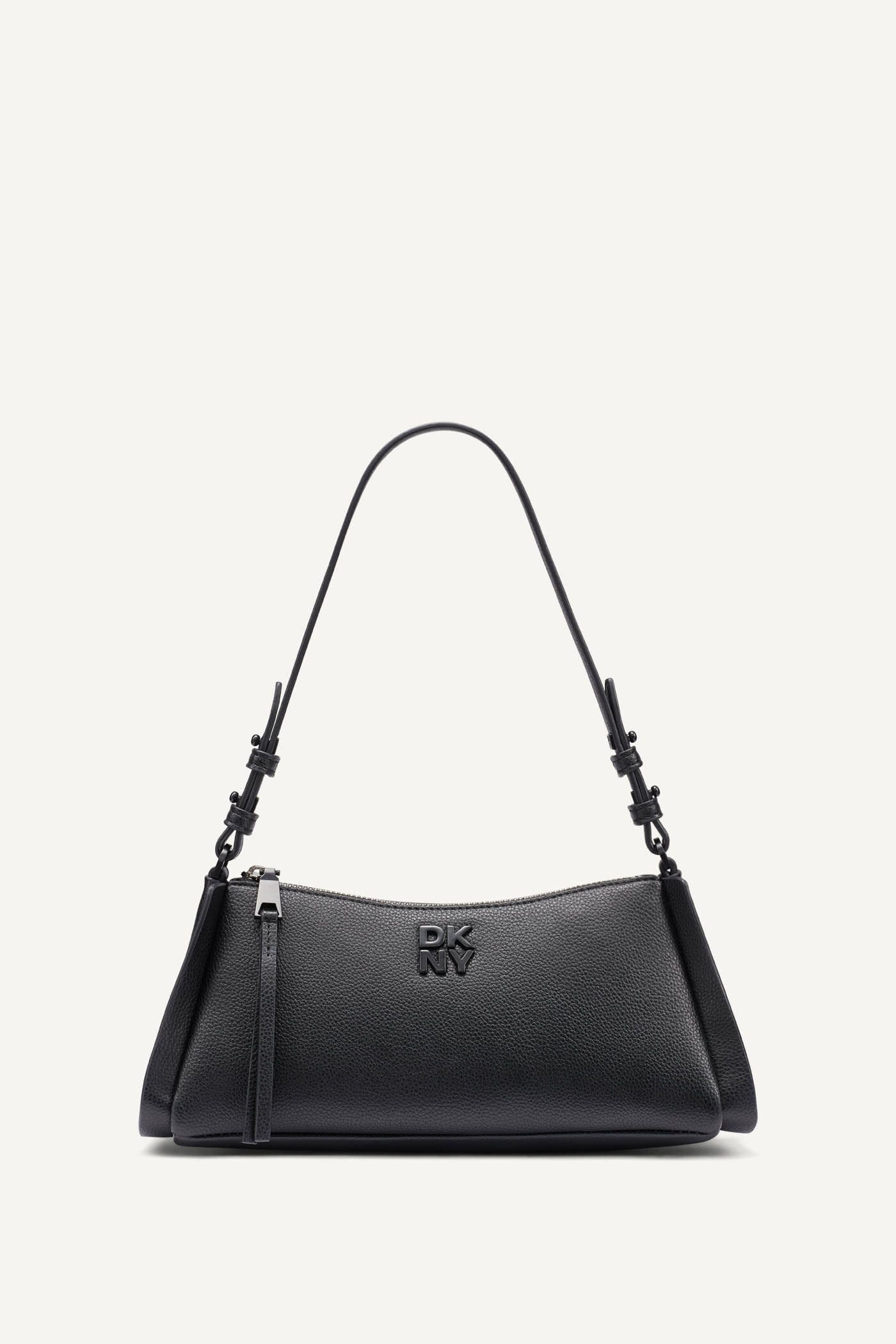DKNY Josie TZ Shoulder Bag, Main, color, Black/Black