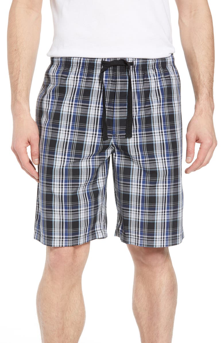 NORDSTROM MEN'S SHOP Poplin Lounge Shorts, Main, color, 