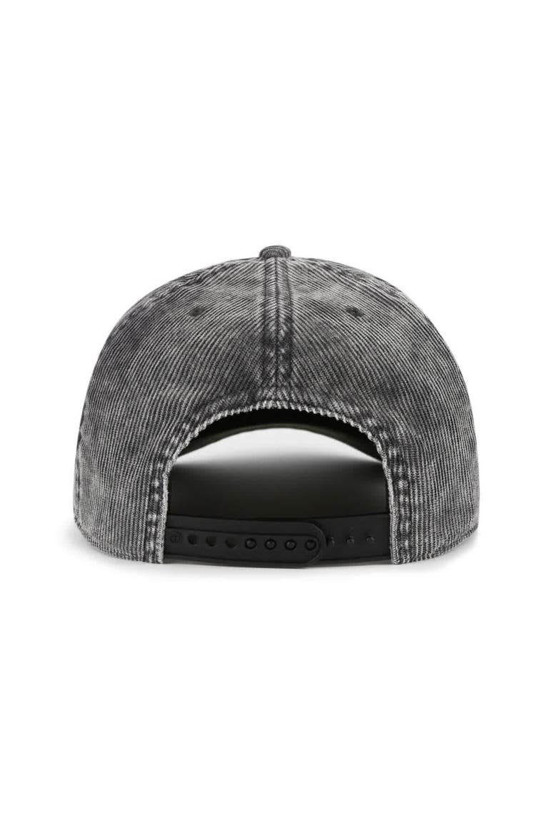 Men's '47  Charcoal Los Angeles Lakers Reclaim Snow Wash Corduroy Adjustable Hitch Hat, Alternate, color, Charcoal