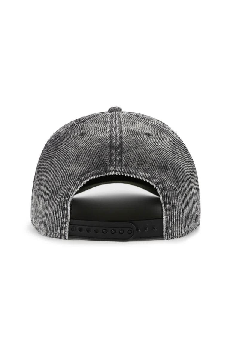 '47 Men's '47  Charcoal Los Angeles Lakers Reclaim Snow Wash Corduroy Adjustable Hitch Hat, Alternate, color, Charcoal