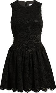 LIKELY Elisie Lace Fit & Flare Cocktail Dress
