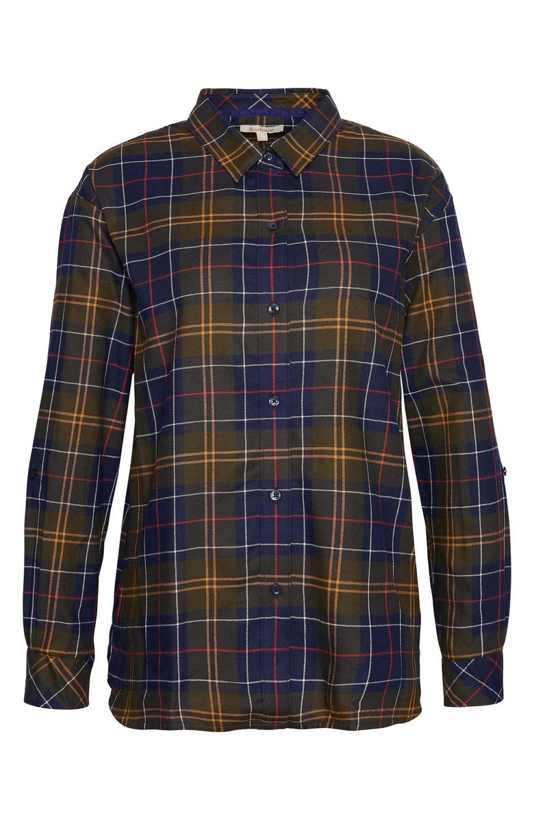 Barbour Elishaw Relaxed Fit Check Button-Up Shirt, Alternate, color,