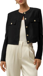 Lilysilk Women's Mara Jacket in Silk Linen