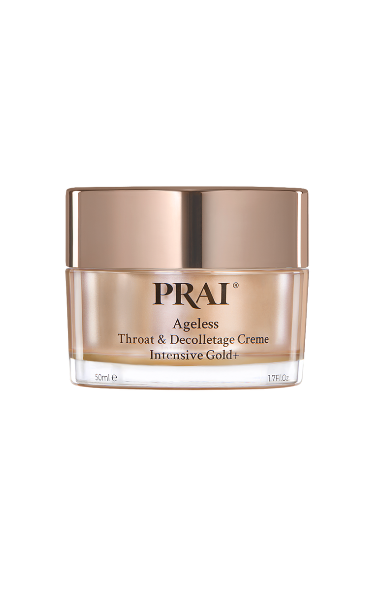 PRAI BEAUTY Ageless Throat & Decolletage Creme Intensive Gold+ 50ml, Main, color, NO COLOR