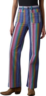 Faherty Sunset Stripe Patch Pocket Jeans