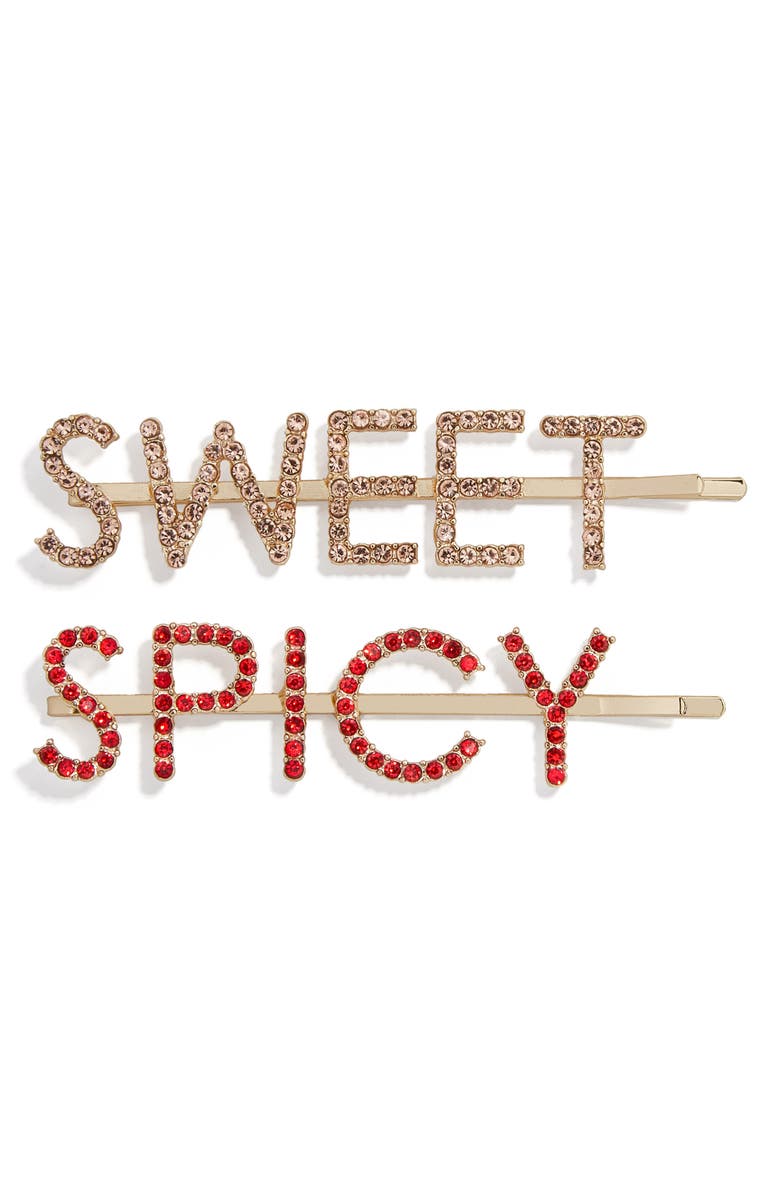 BaubleBar Sweet & Spicy Set of 2 Bobby Pins, Main, color, 