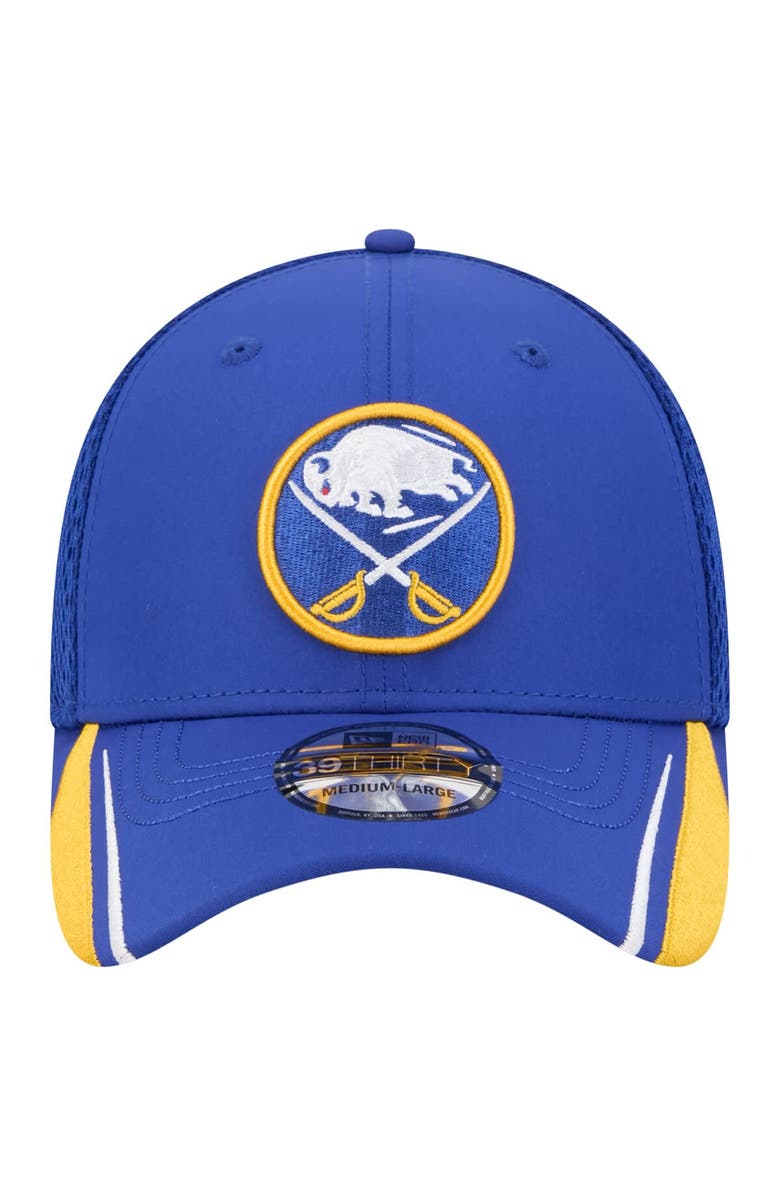New Era Men's New Era  Royal Buffalo Sabres Linear Featherweight 39THIRTY Flex Hat, Alternate, color, 