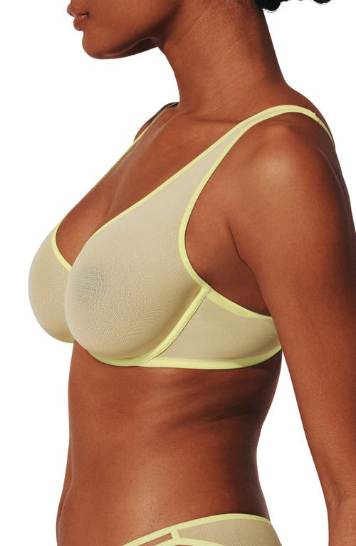 Thirdlove Bare Underwire Mesh Bra In Yellow