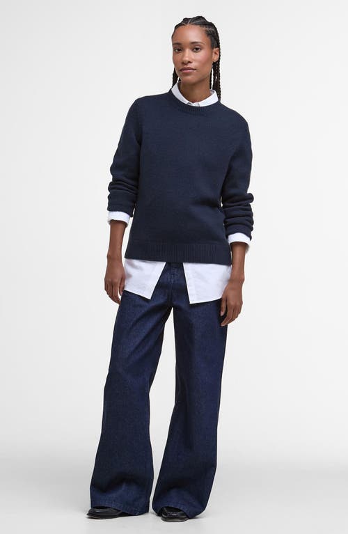 Barbour Woodhouse Wool & Cashmere Crewneck Sweater In Blue