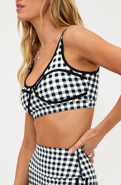 Beach Riot Olympia Cutout Sports Bra In Black