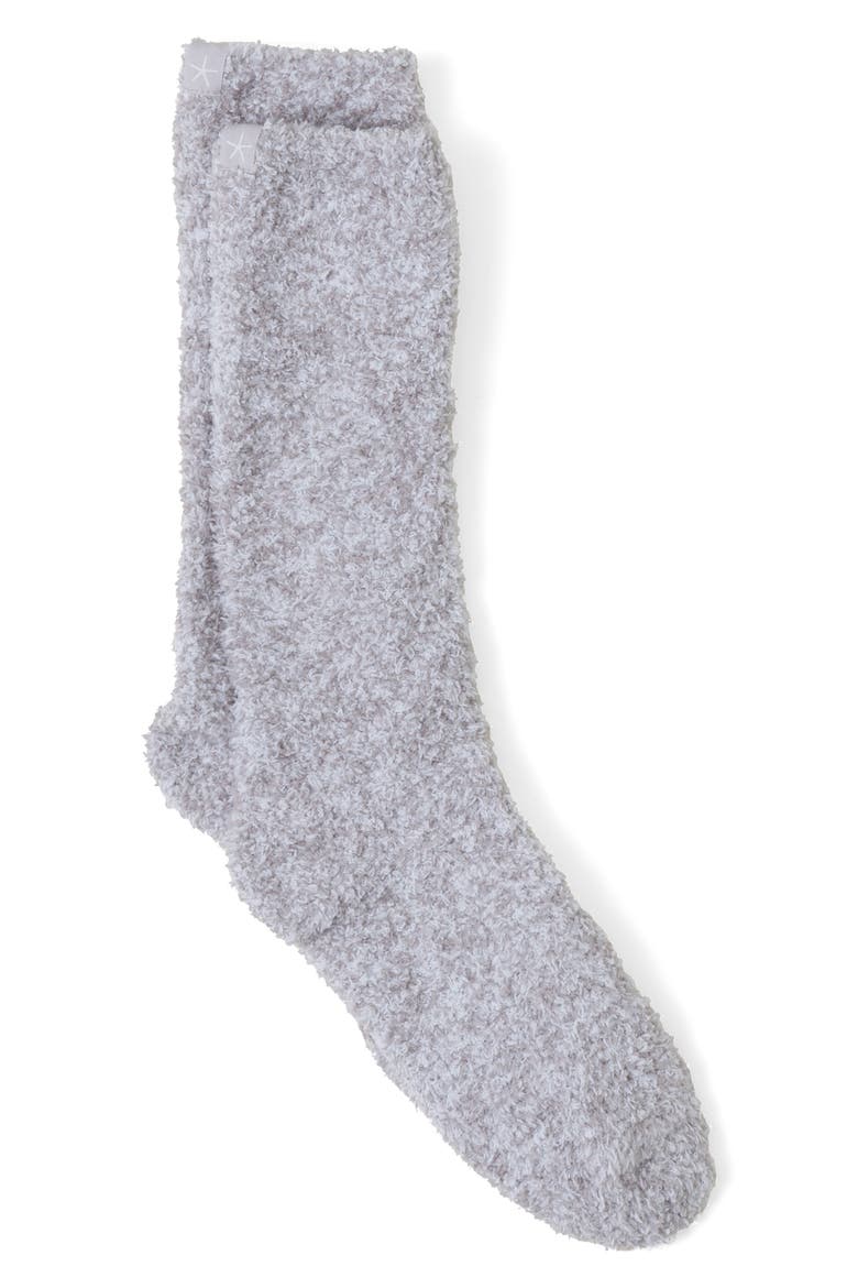 CozyChic™ Heathered Socks, Main, color, OYSTER-WHITE