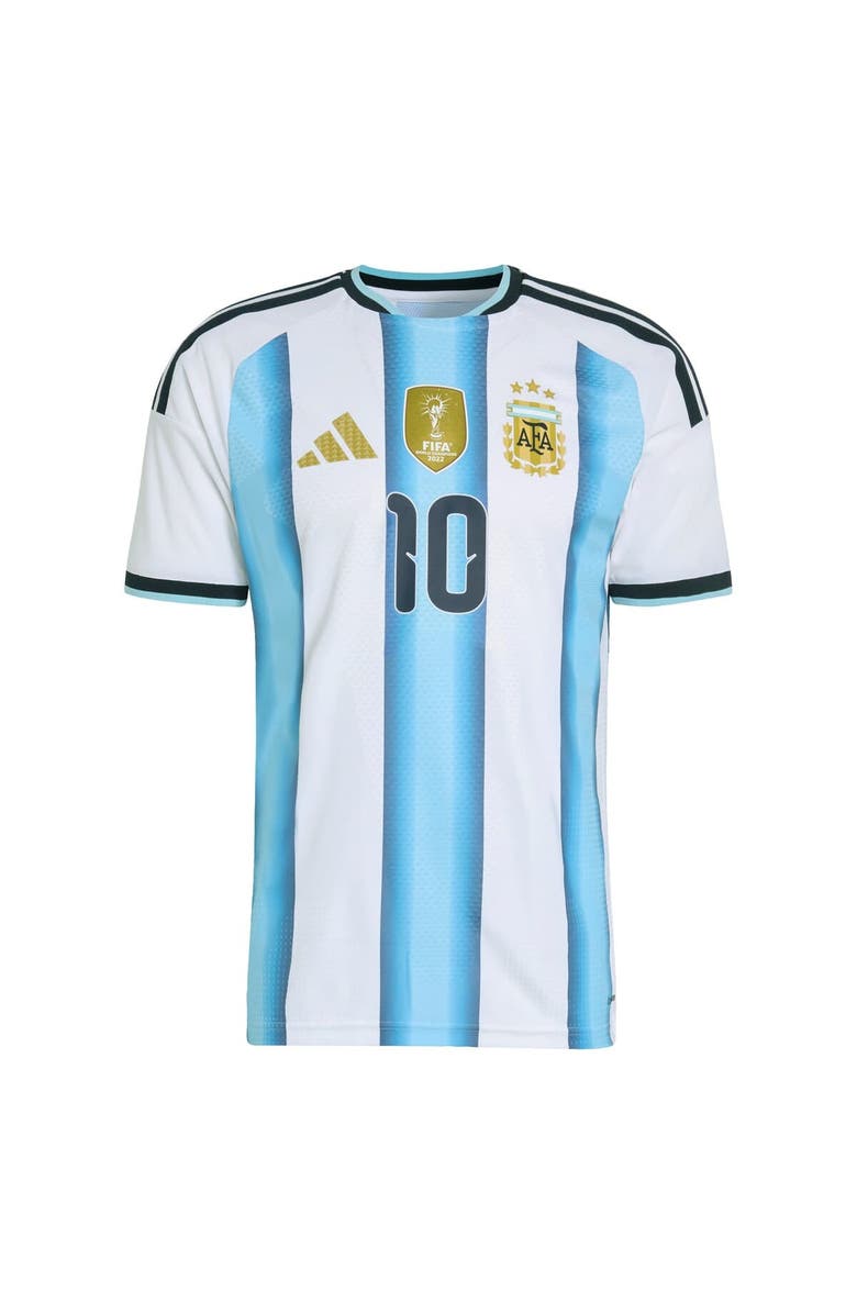 adidas Men's Argentina National Team Lionel Messi adidas White FIFA x World Cup 2026 Home On Field Authentic Jersey, Alternate, color, White