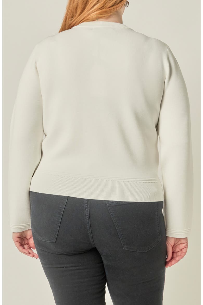 Embellished Bow Cardigan, Alternate, color, OFF WHITE