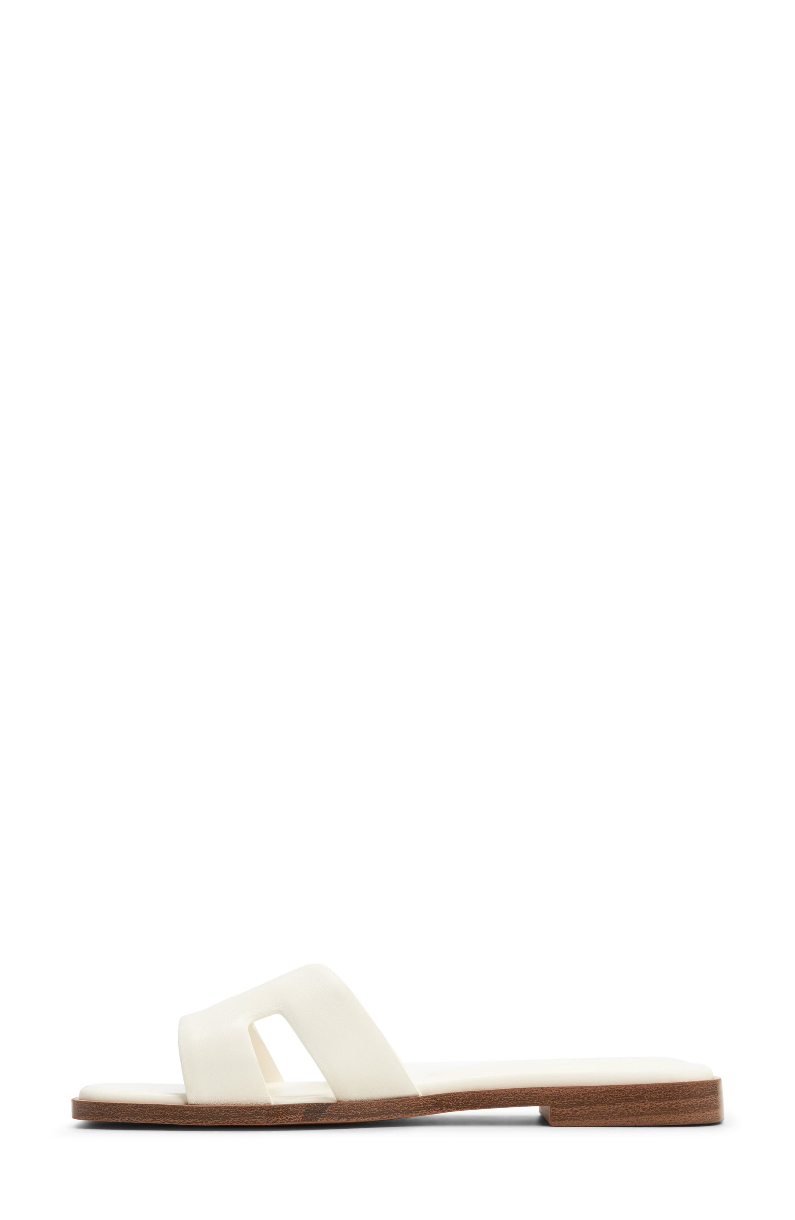 ALDO Itsandal Slide Sandal, Alternate, color, White