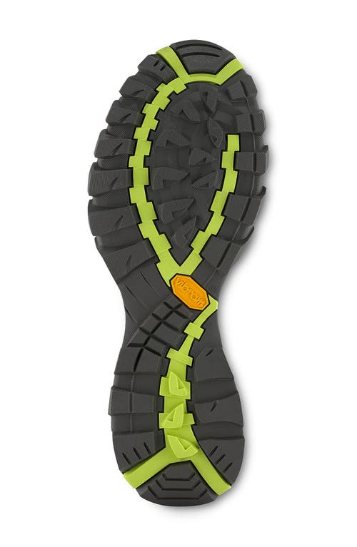 Vasque Talus All Terrain Ultradry™ Waterproof Hiking Boot In Rum Raisin/green Glow