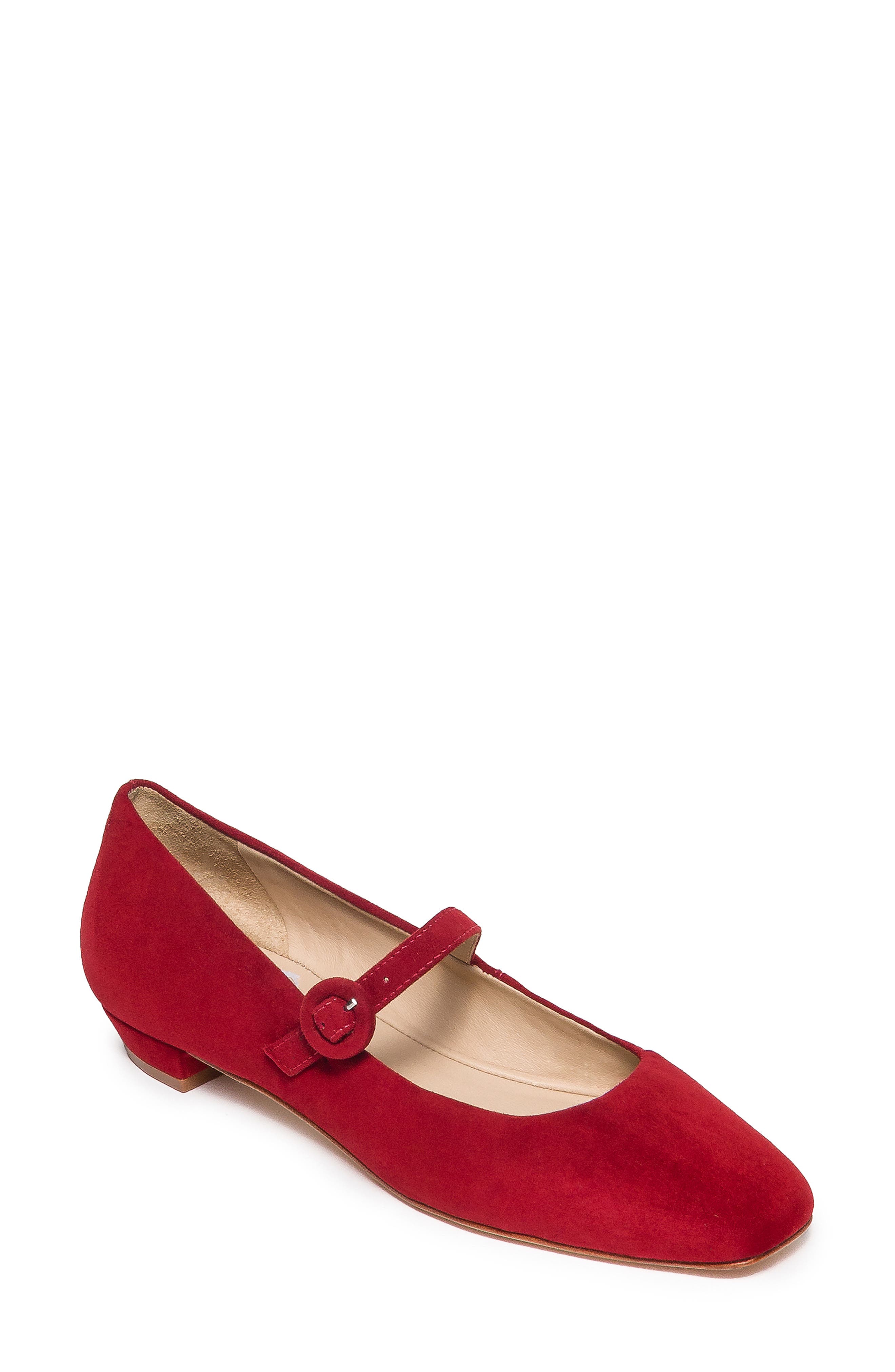 Bernardo Footwear Gabriela Mary Jane, Main, color, Dark Red
