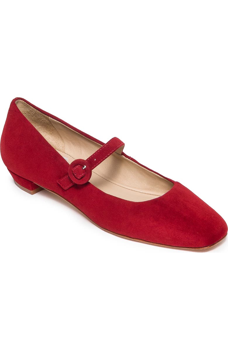 Bernardo Footwear Gabriela Mary Jane, Main, color, Dark Red