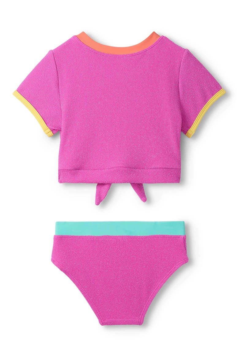 Kids' Rose Violet Two-Piece Swimsuit, Alternate, color, PINK
