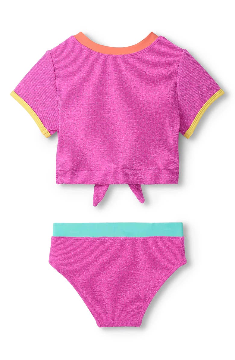 Hatley Kids' Rose Violet Two-Piece Swimsuit, Alternate, color, Pink