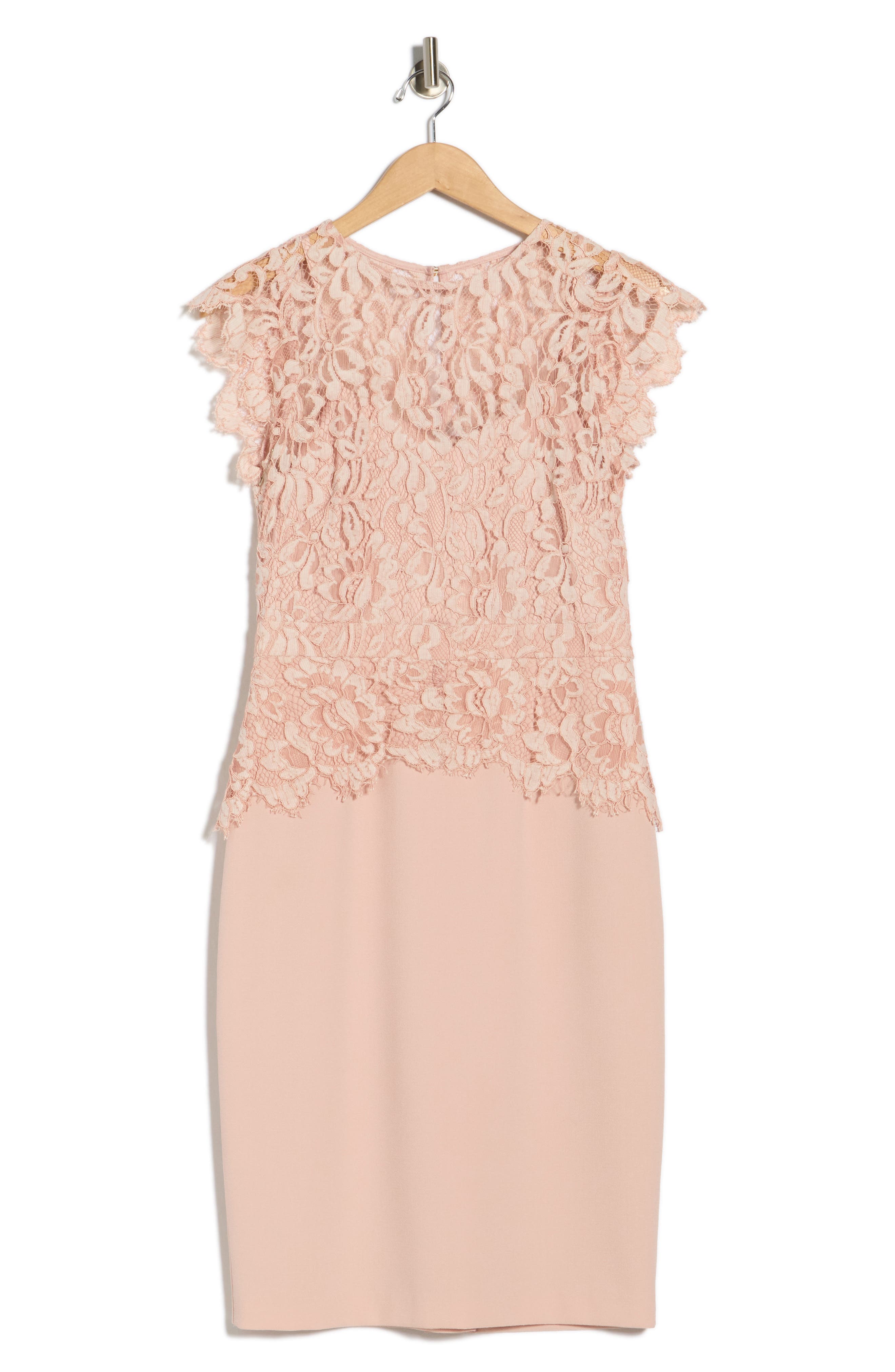 Vince Camuto Lace Peplum Dress