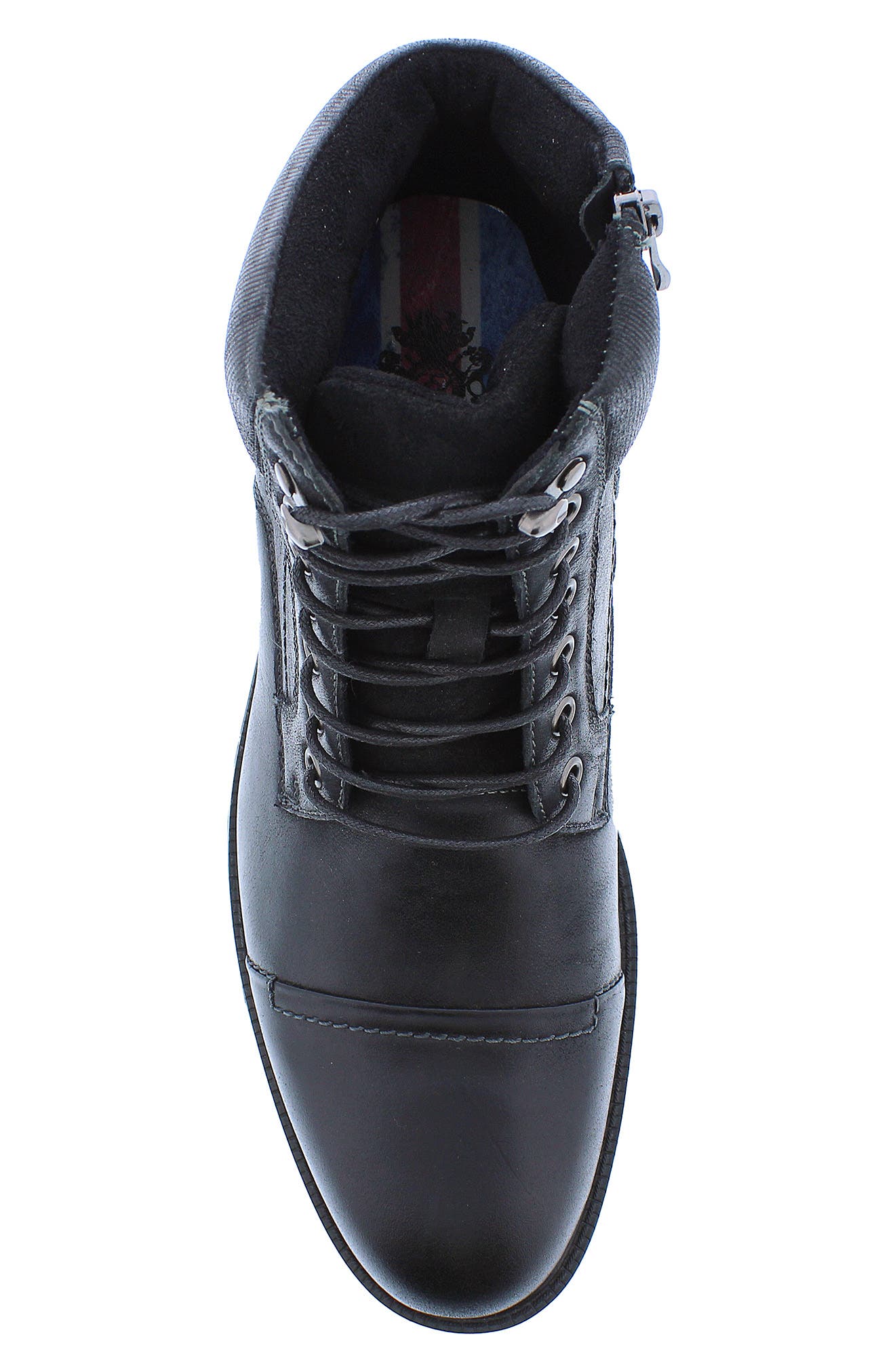 English Laundry Autry Cap Toe Leather Lace-Up Boot, Alternate, color, 