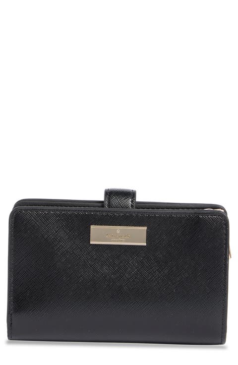 kenzie patent leather bifold wallet