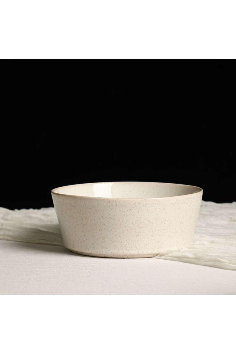 Claire Stoneware 8-Piece Bowl Set, Alternate, color, White