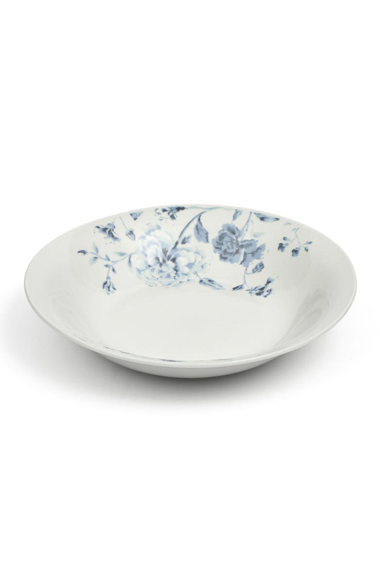 Empress Bouquet Decorated Chip-Resistant Porcelain Dinnerware Set, Alternate, color, Blue Floral