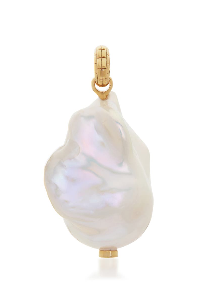 Monica Vinader Large Baroque Pearl Pendant Charm, Main, color, 18Ct Gold Vermeil/Silver