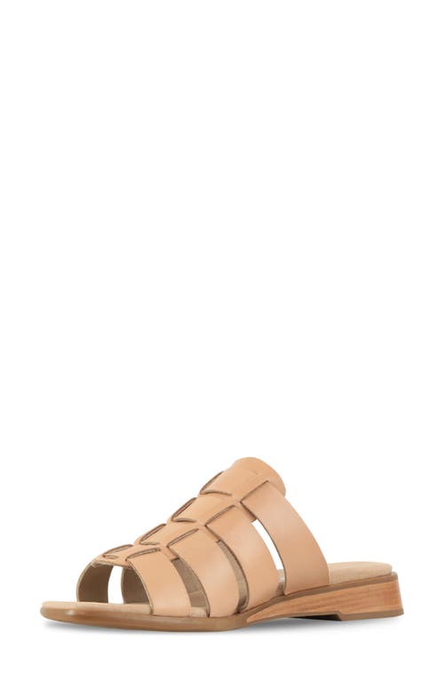 Munro Carrera Sandal In Tan Calf Leather