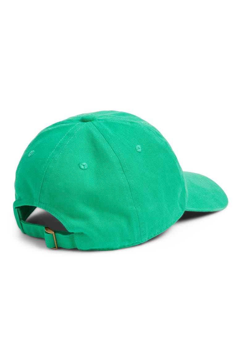 Embroidered Twill Baseball Cap, Alternate, color, POMODORO