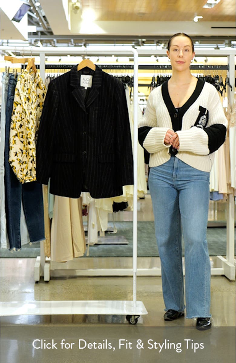 Chalkstripe Wool Blazer, sales video thumbnail