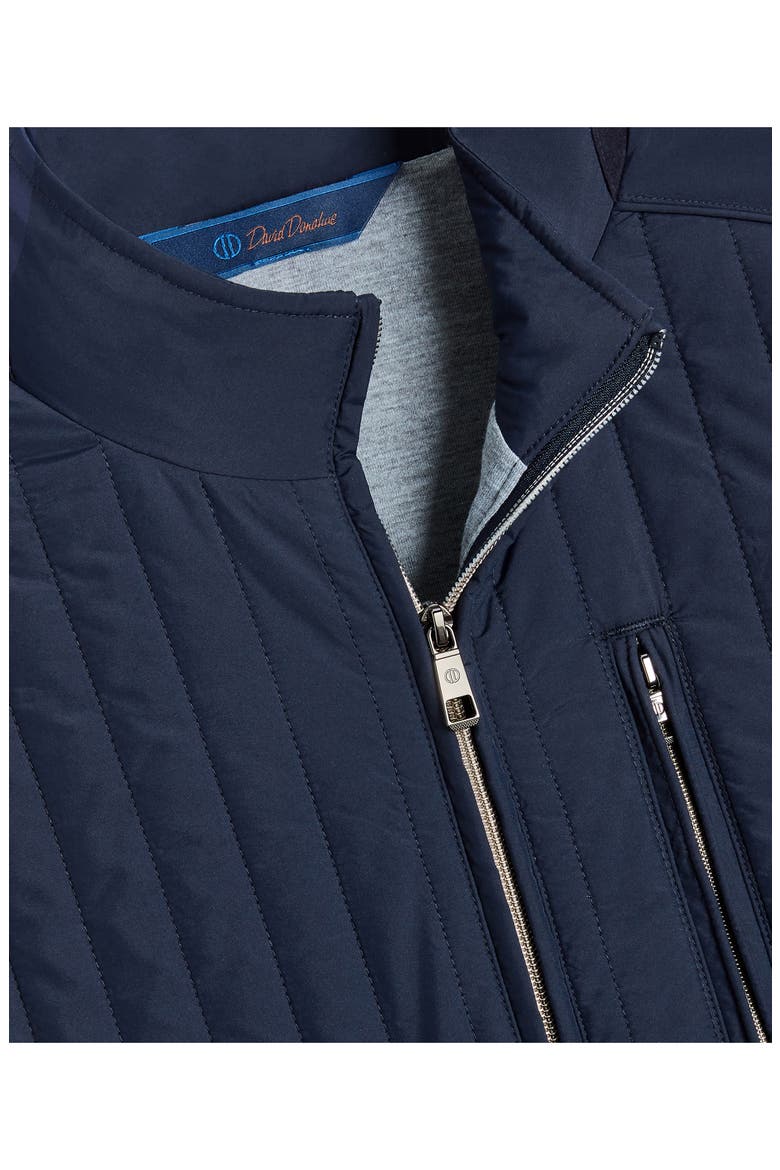 Vertical Quilted Vest, Alternate, color, NAVY