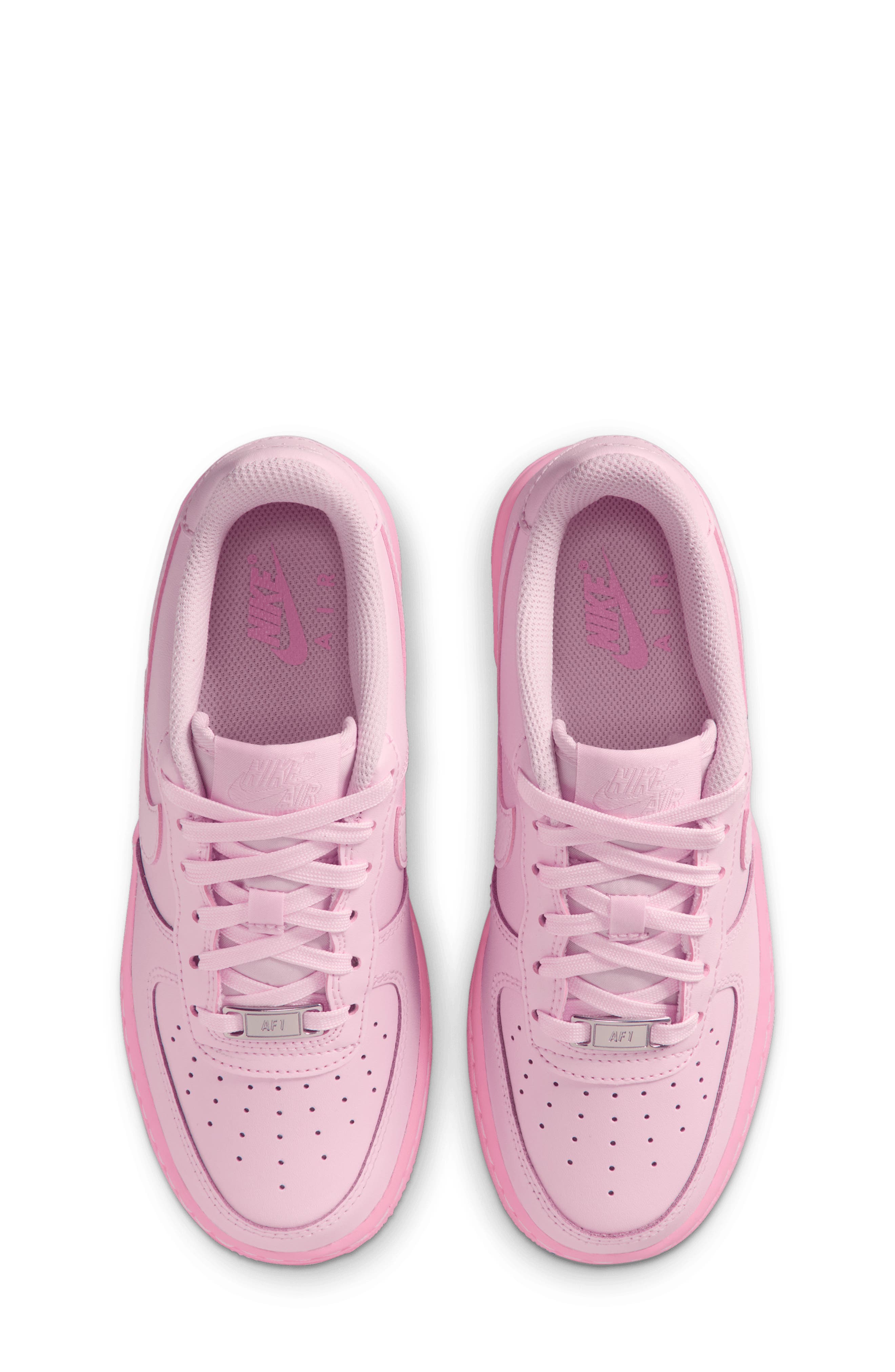 Kids' Air Force 1 Sneaker, Alternate, color, PINK FOAM/ PINK RISE/ PINK