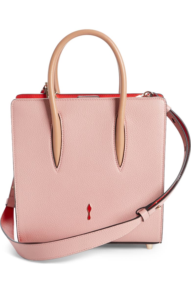 Christian Louboutin Small Paloma Empire Leather Tote, Alternate, color,