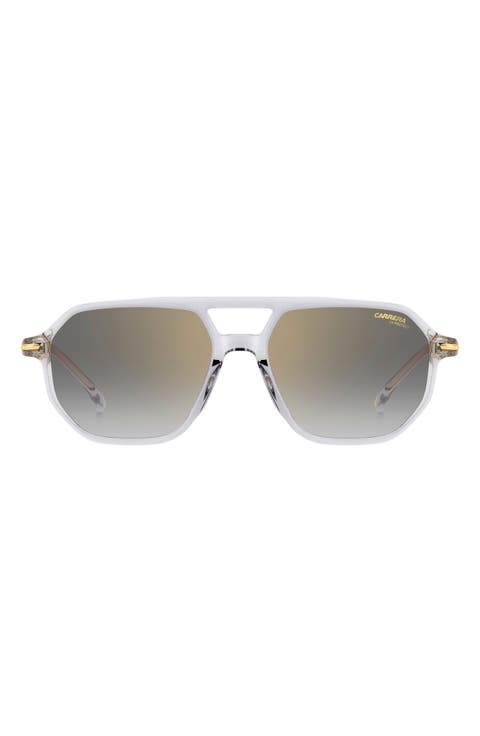 Carrera 54mm Rectangular Sunglasses