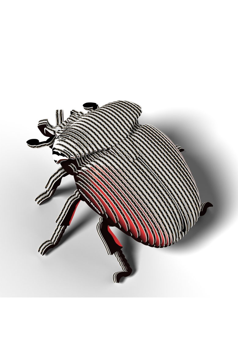 Goliath Beetle 3D Puzzle, Alternate, color, No Color