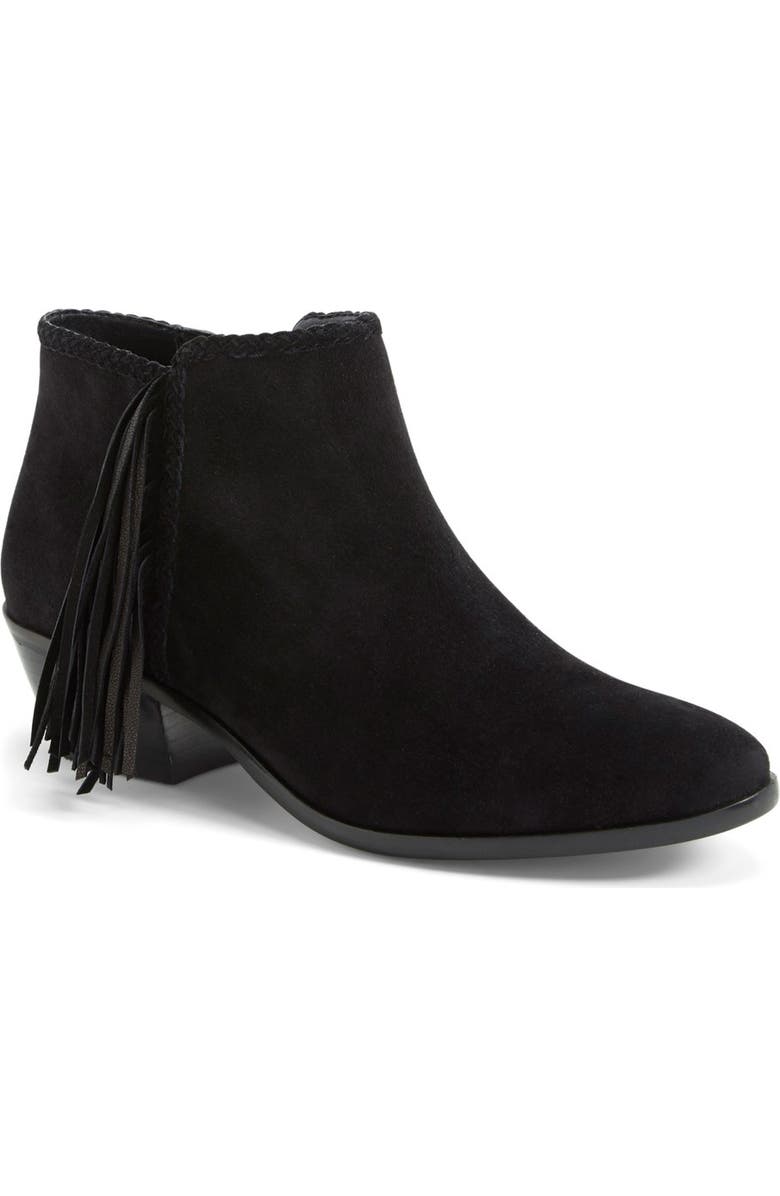 Sam Edelman 'Paige' Fringed Ankle Bootie, Main, color,