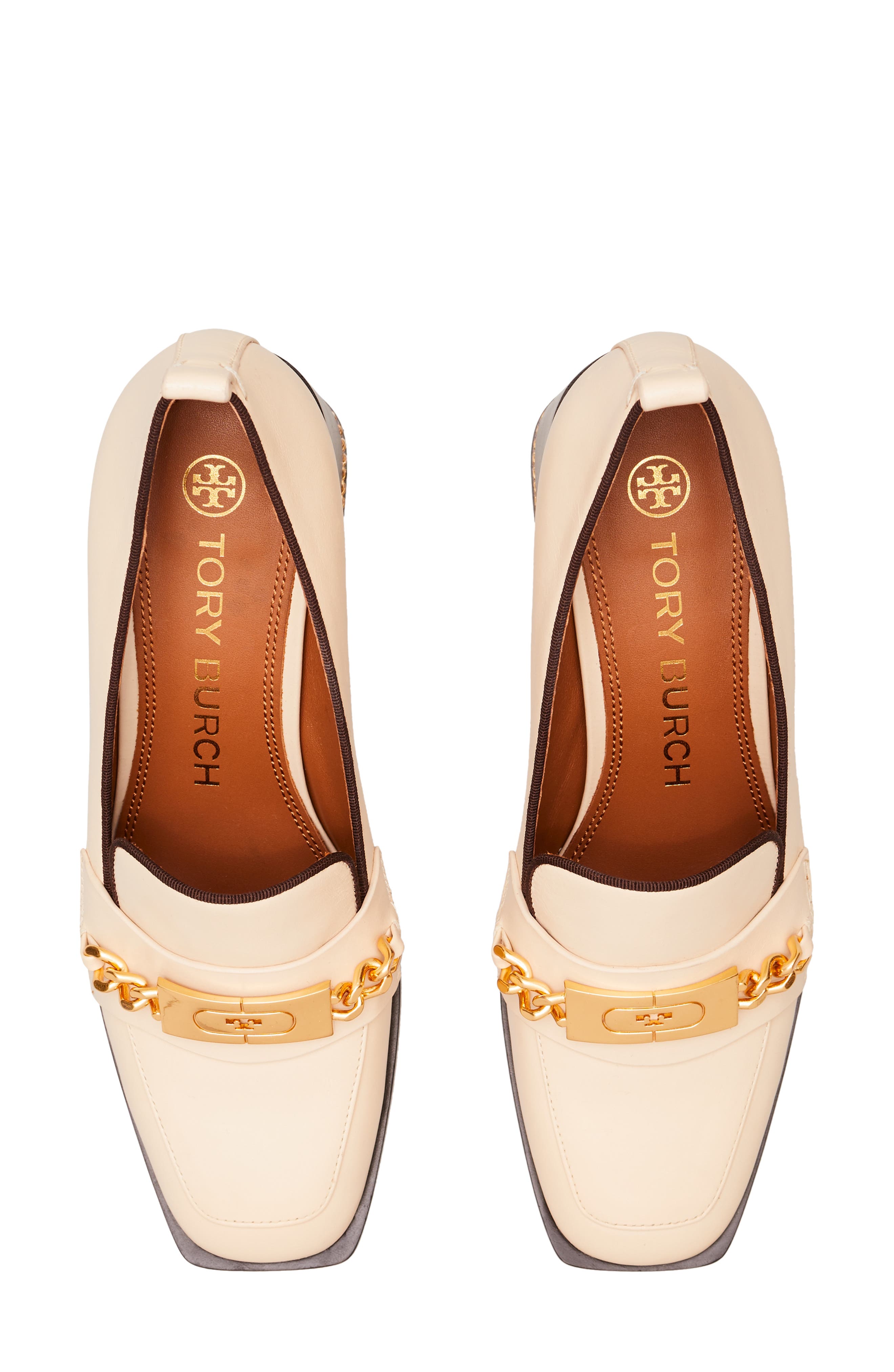 Ruby Loafer Pump, Alternate, color, DULCE DE LECHE / COCONUT