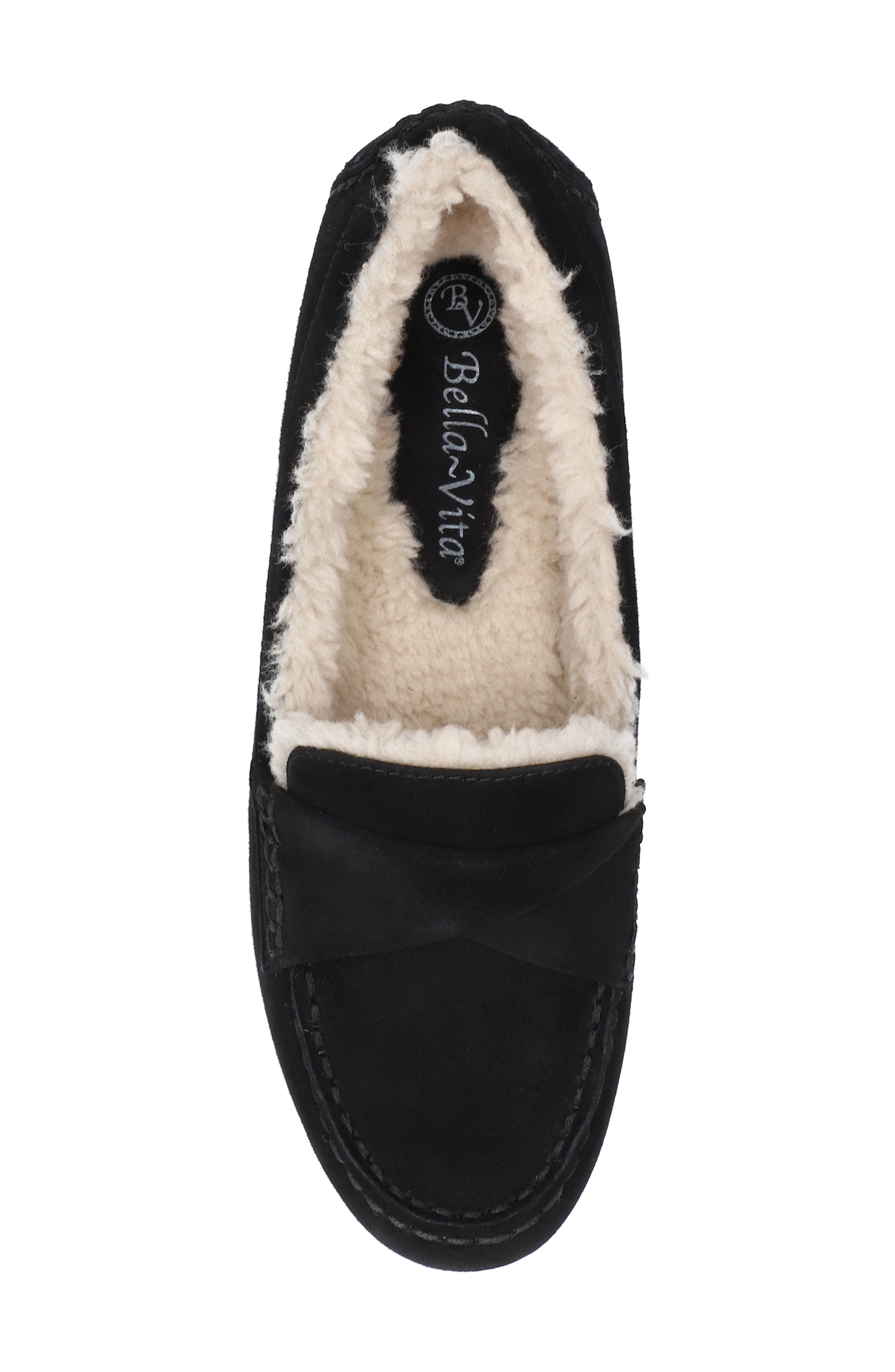 Bella Vita Prentice Faux Shearling Moccasin, Alternate, color, 