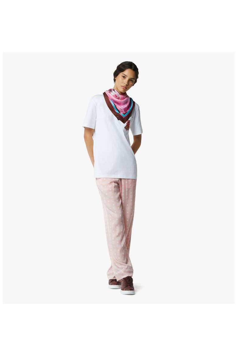 Character Disco Scarf in Organic Silk, Alternate, color, Soft Pink