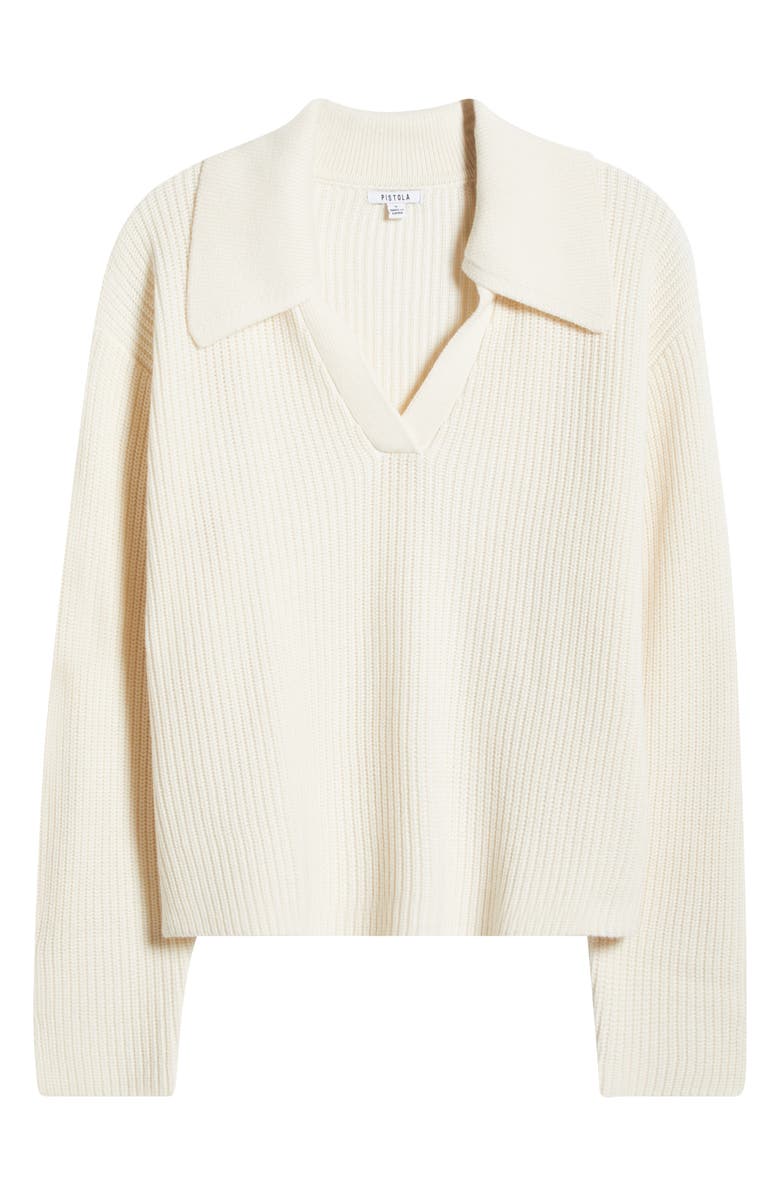 Pistola Dary Collar Sweater, Alternate, color, Shell