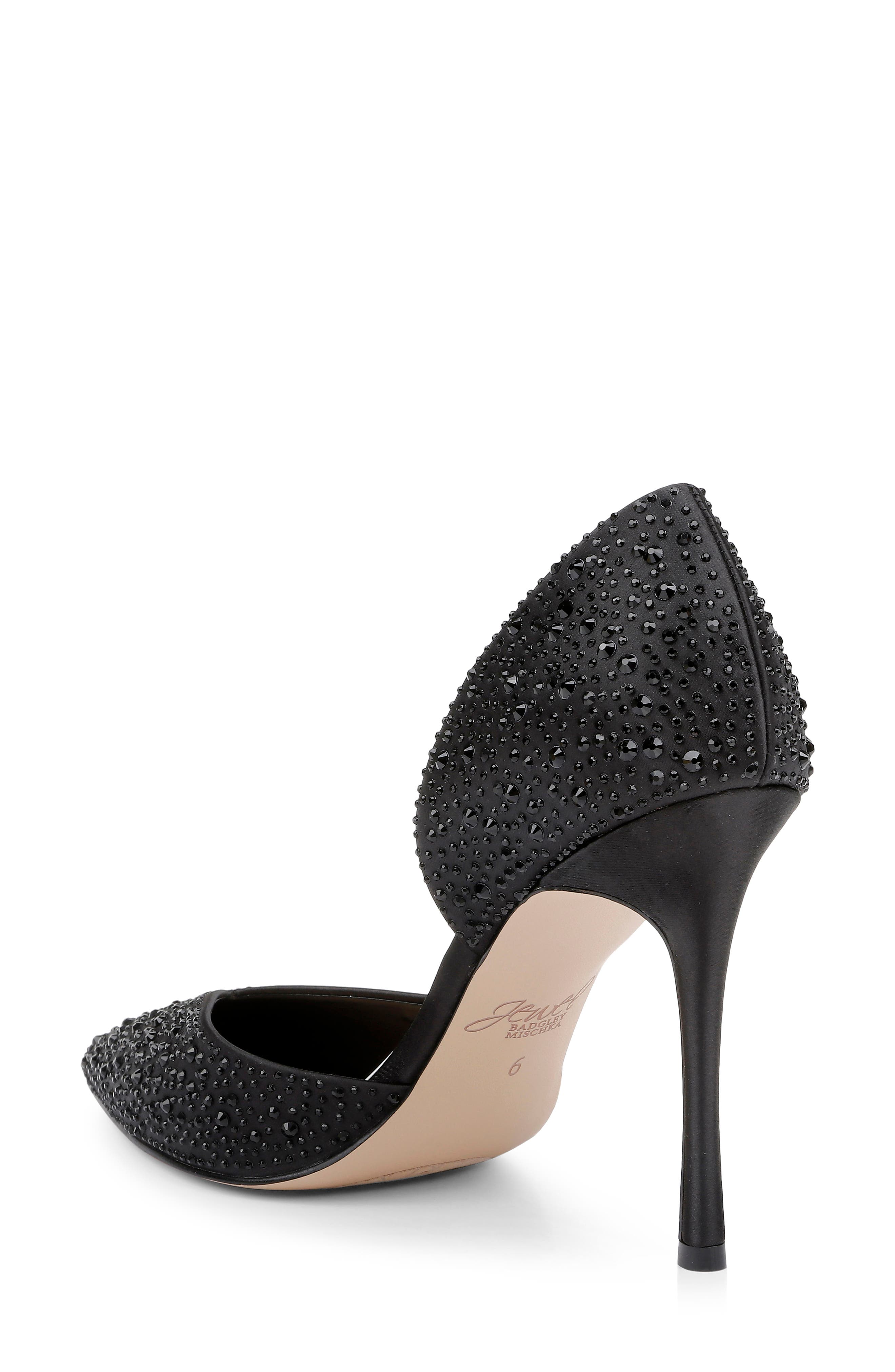 Jewel Badgley Mischka Grace d'Orsay Pointed Toe Pump, Alternate, color, 