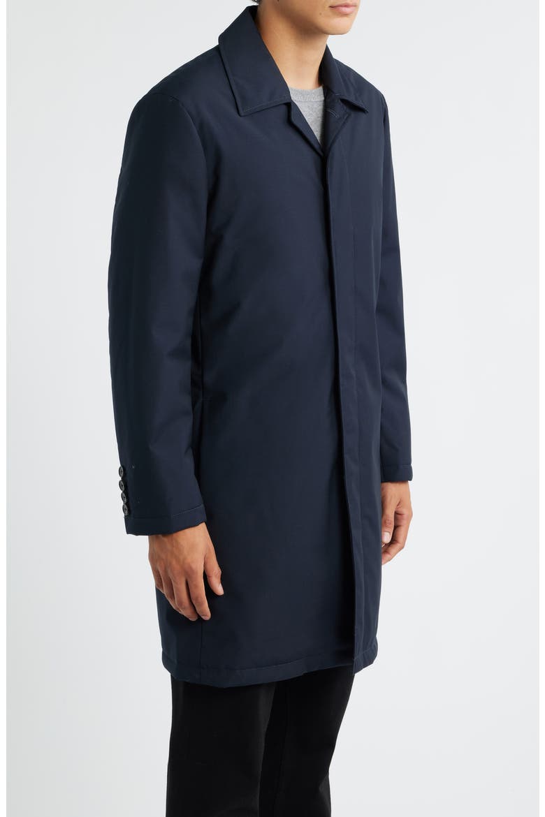 Jax Water Repellent Wool Overcoat, Alternate, color, NAVY