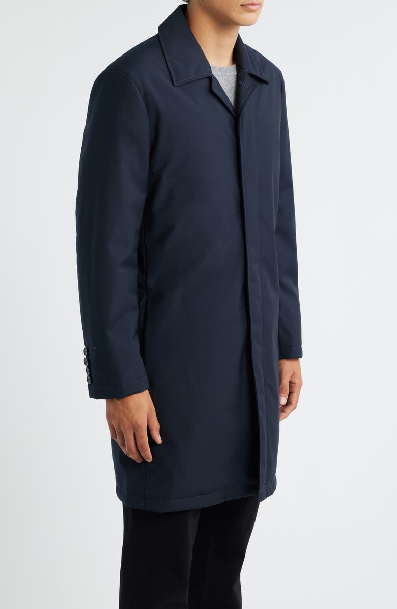 Cardinal of Canada Jax Water Repellent Wool Overcoat, Alternate, color, Navy