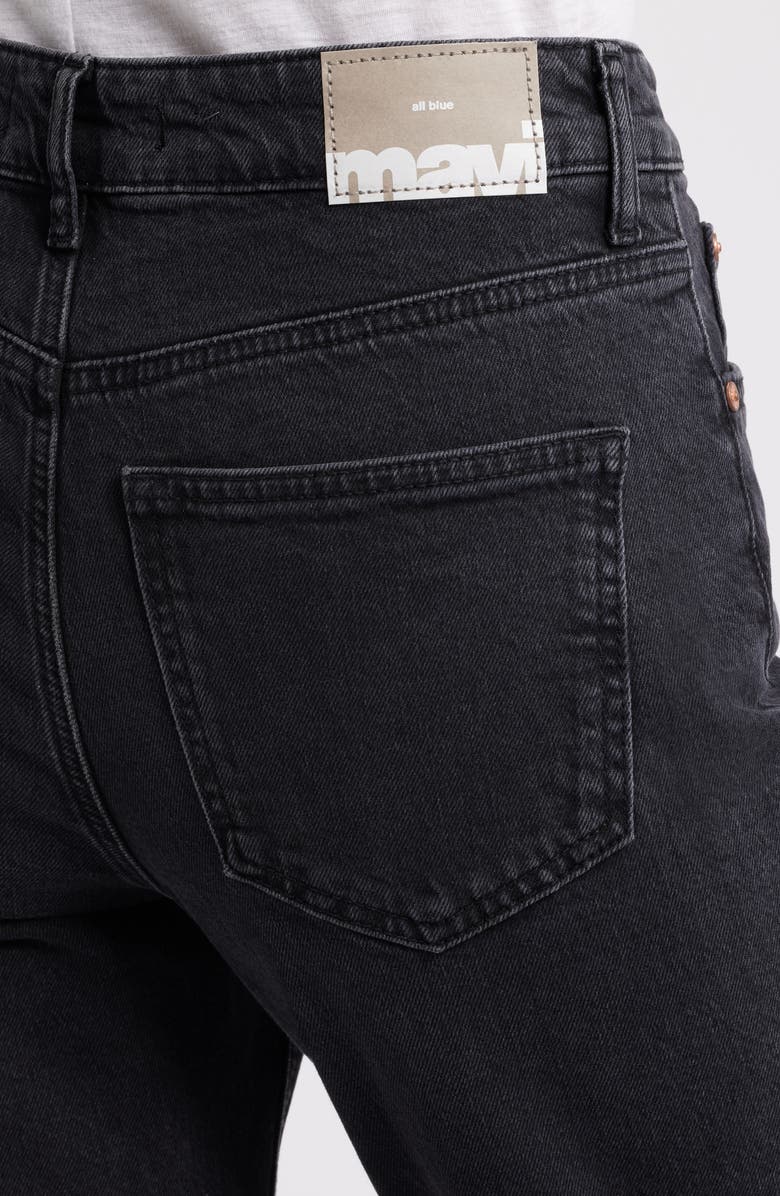 Mavi Jeans New York Straight Leg Jeans, Alternate, color, Dark Smoke Classic B