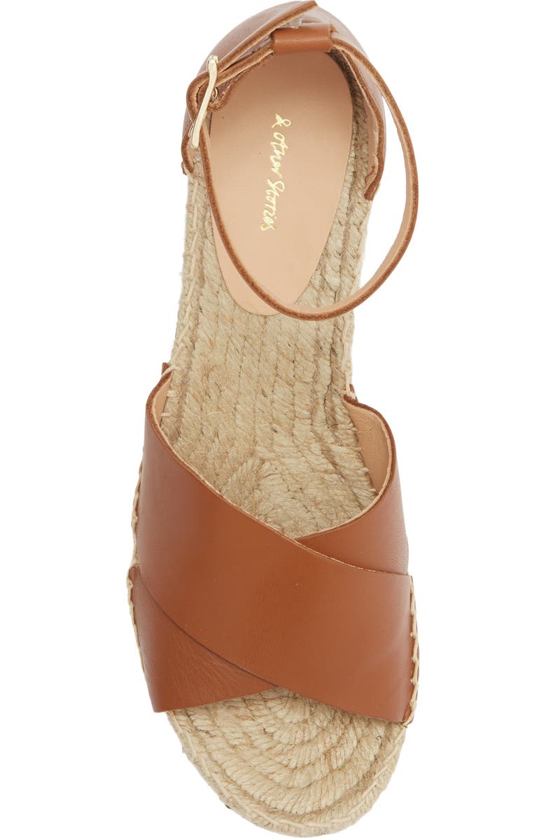 & Other Stories Sirena Espadrille Wedge Sandal, Alternate, color, Beige