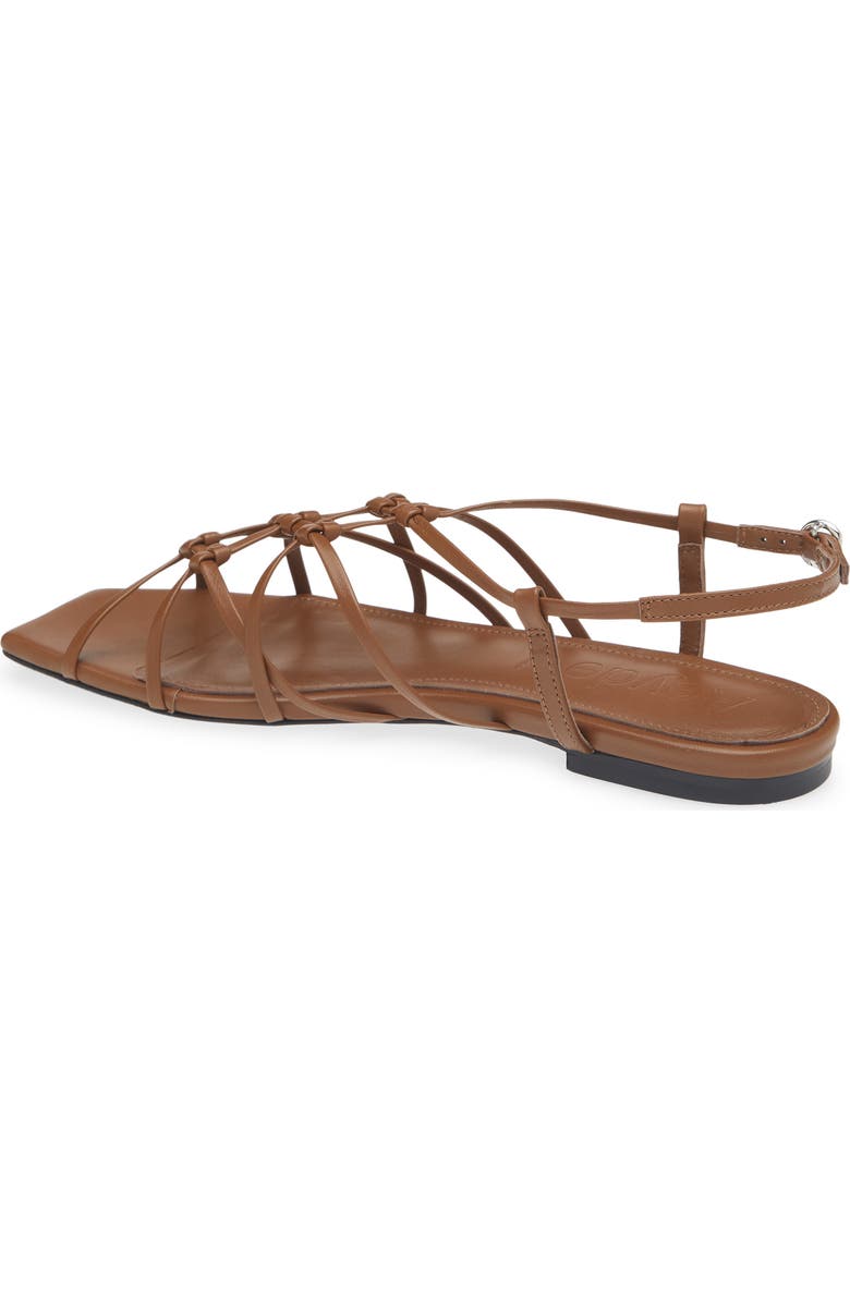 aeyde Anisa Sandal, Alternate, color, Tobacco