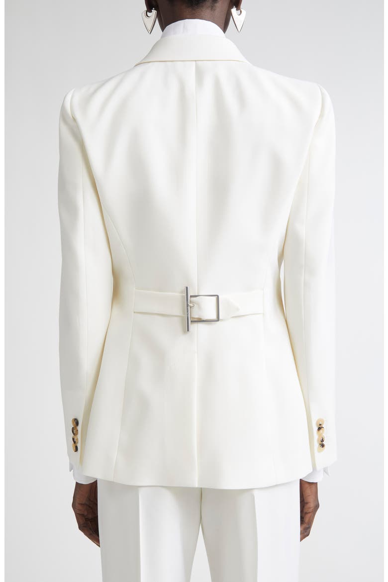 Single Breasted Wool Martingale Blazer, Alternate, color, BONE