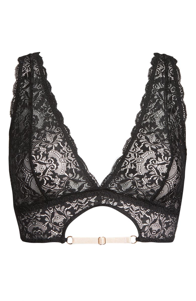 Honeydew Intimates Nicollette Lace & Mesh Bralette, Alternate, color, 